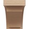 Ekena Millwork 4in. W x 6in. H x 16in. L Rivera Woodgrain TimberThane Rafter Tail, Primed Tan RFTUR04X06X16RIVRCPR - alternate 3